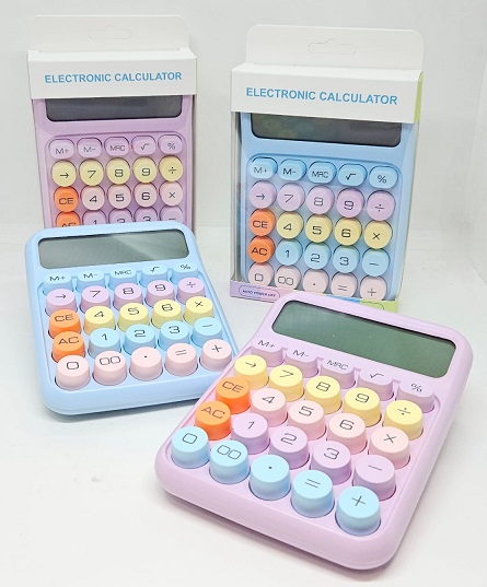 Calculadora Grande oo919 Colores Pastel