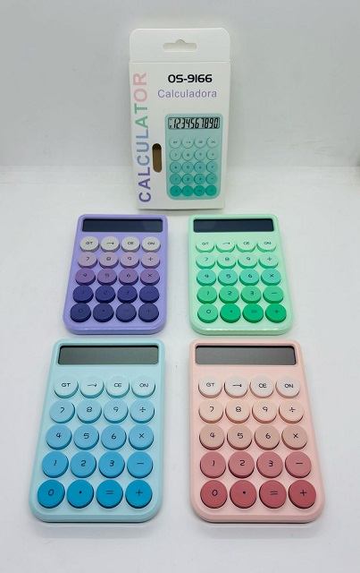 Calculadora Grande oo9166 Colores Metalizados