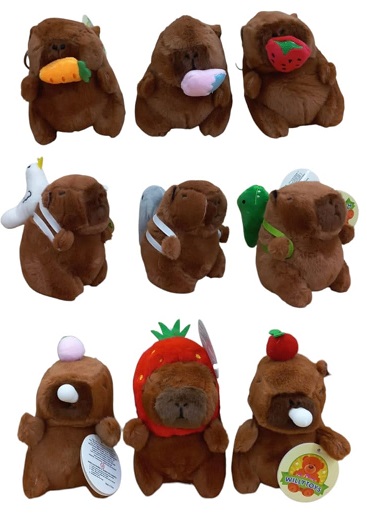Peluche Capybara 0705 con llavero