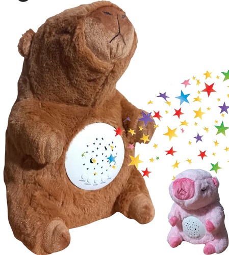 Peluche Capybara 30cm Proyector y repetidor voces