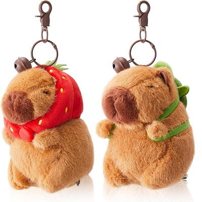 Llaveros Peluche Capibara Modelos Variados