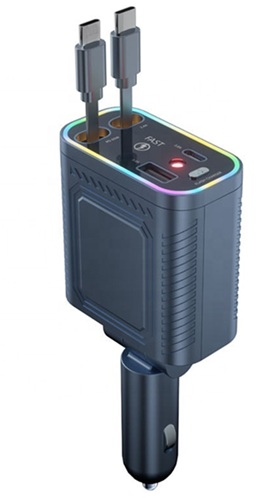 Cargador Retrac+USB+TC Alta Pot Vehiculos 315nn
