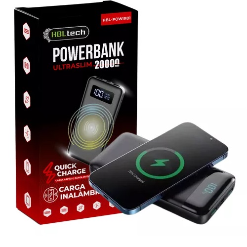 Cargador Portatil Powr Bank HBL 20.000mah