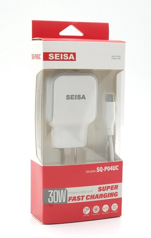 Cargador SQ-P04CC Type C 30W Cable C a C