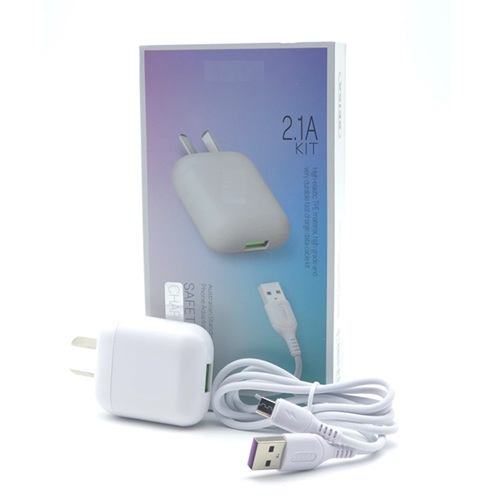 Cargador Turbo + Cable Micro USB V10-V8