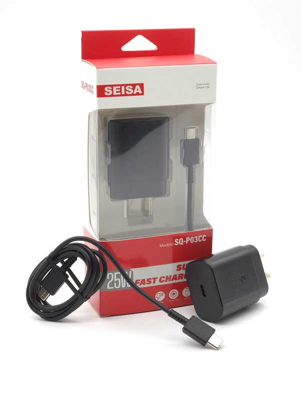 Cargador SQ-P03CC Type C 20W Cable C a C