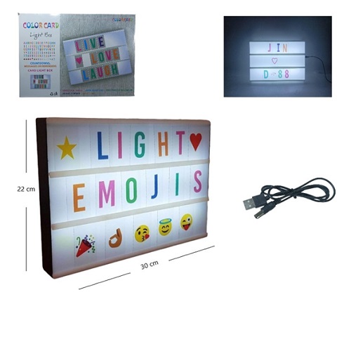 Cartel Cinebox con Iluminaci