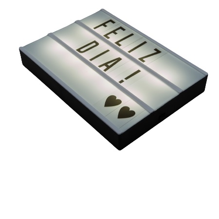 Cartel Cinebox con iluminaci