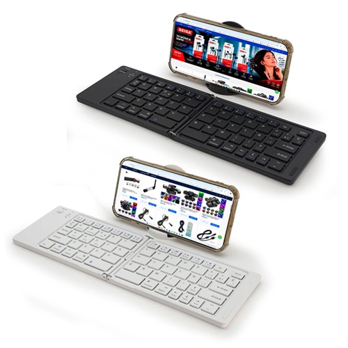 Teclado Bluetooth Plegable + Soporte Celular CMK-B028
