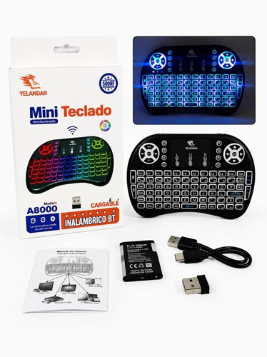 Teclado Inalambrico con Touch Pad TECMINIoo