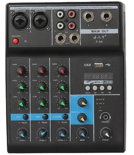 MIXER MEZCLADORA DE AUDIO F-4A