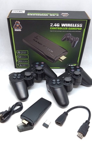 Consola Game Stick 64 GB 2 Joystick y Juegos CONRS80