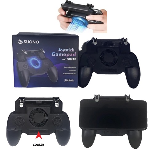Joystick Gatillo Celular con Cooler