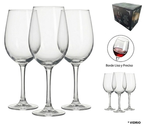 Set 6 Copas de Vidrio 3057ii