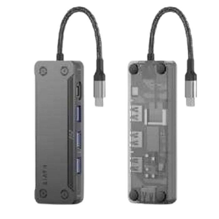 Adaptador TC a HDMI + USB + TC Havit HB4020