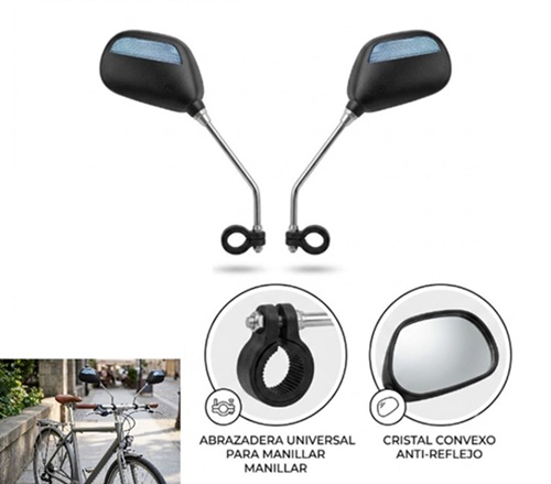 Set 2 Espejos para Bicicleta Motos SH240ii