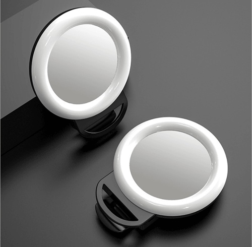 Espejo con Iluminacion Led y Broche HX-A4