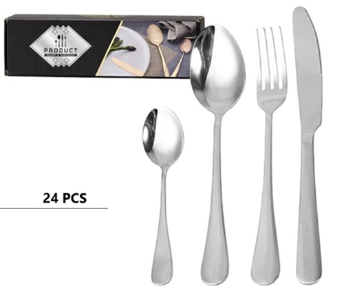 Set 24 Cubiertos Alta Calidad 338ii