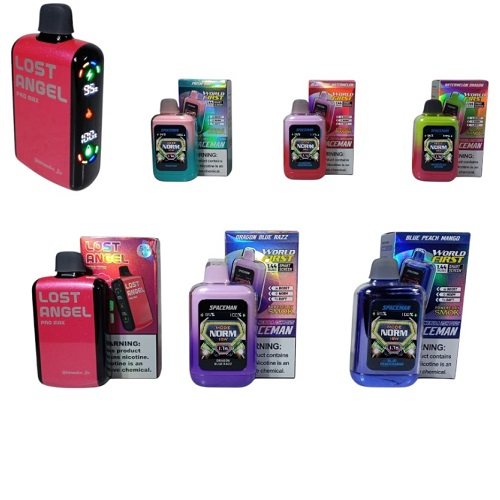 Vaper con pantalla 25.000 puffs modelos variados 5502