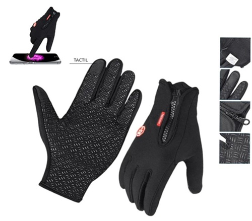 Guantes Termicos Bici Moto Dedo Tactil WS-19ii