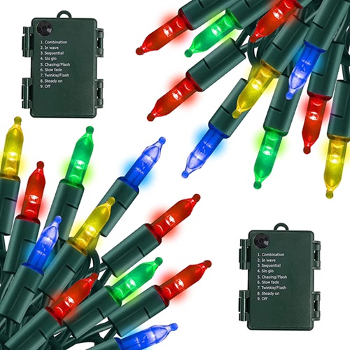 Guirnalda Solar Exterior Alta Calidad Pila 5 metros HCP176