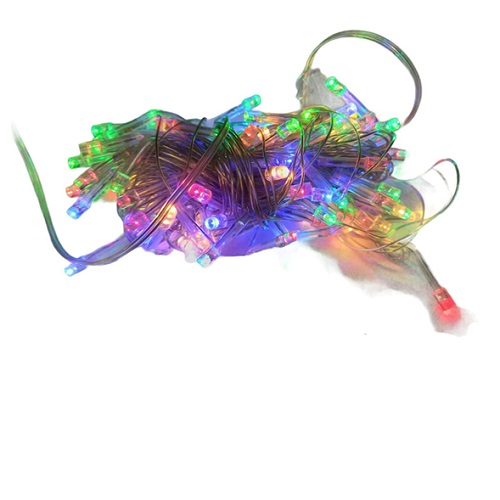 Guirnalda de 100 luces multicolor 7 metros 220v