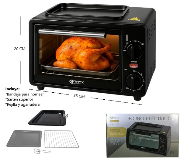 Horno ElÃ©ctrico 10 litros iiHE100