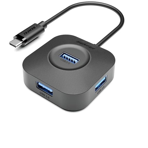 HUB Type C BF-371 a 4 puertos USB 3.0 Alta Velocidad