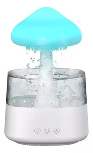 Velador Hongo Grande Cascada Agua RGB aa