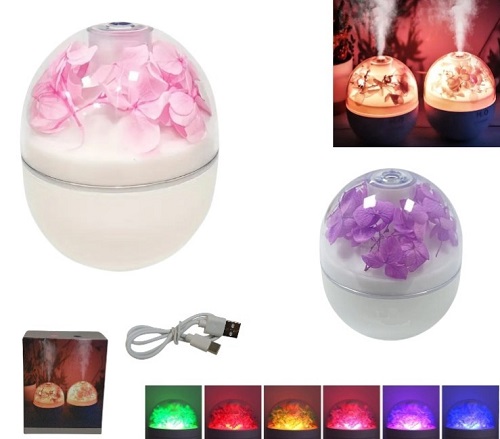 Humificador Flores con Iluminacion 91068ii