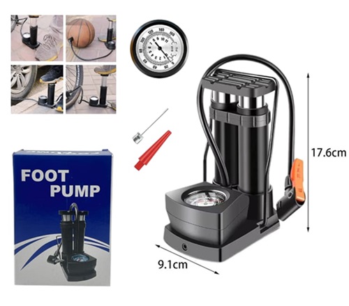 Inflador Medidor Presion Autos Bicis Pelotas etc 91091ii