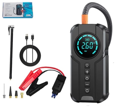 Inflador Calibrador Digital Neum + Arrancador AN-AU1ii