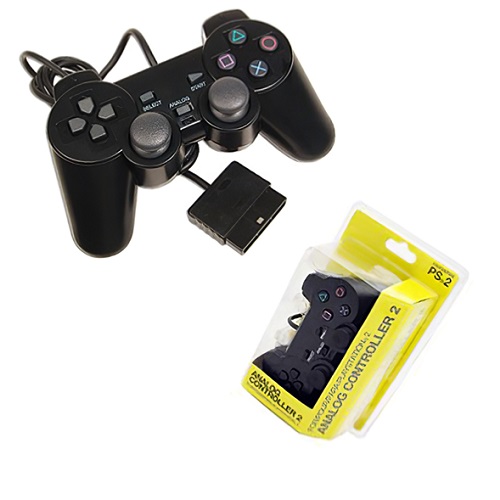 Joystick Play Station 2 Blister Amarillo