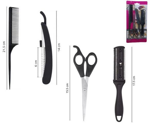 Kit de peluquerÃ­a ii 4 elementos 421Â 
