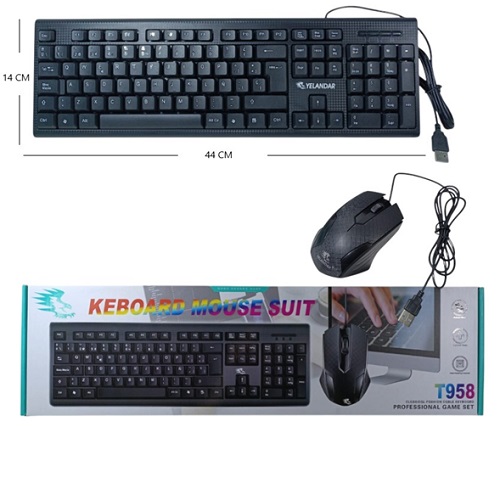 Kit Teclado y Mouse T958