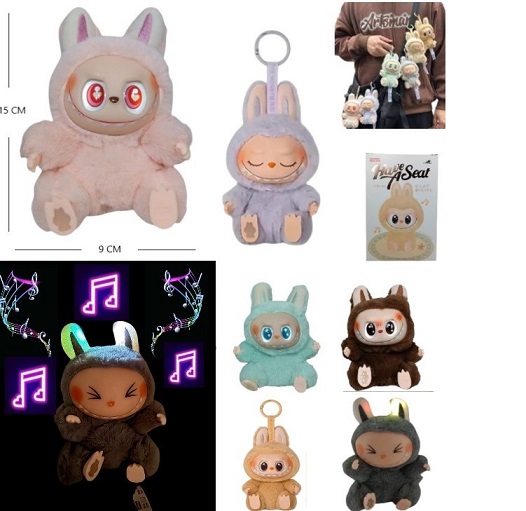 Caja Peluche Labubu 12ii IluminaciOn y Musica