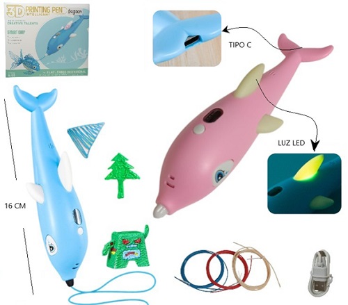 Lapiz 3D Formato Delfin 8161ii
