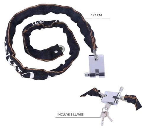 Linga Candado Trabador Moto Portones 130507