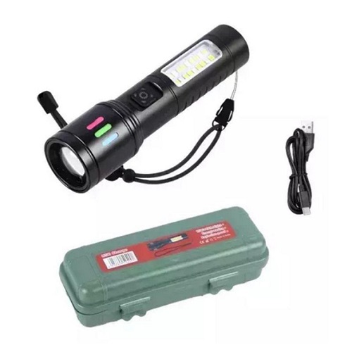 Linterna Recargable + Luz Lateral 1252gg