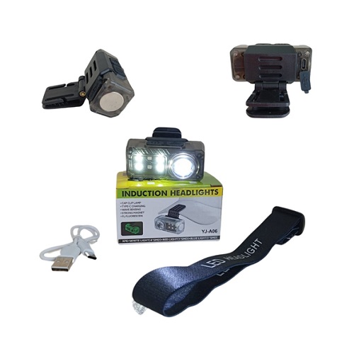 Linterna minera recargable con sensor YJ-A06