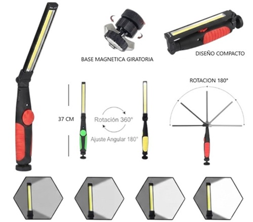 Linterna Multifuncional Ideal para Trabajar 504ii