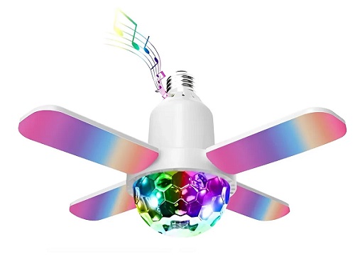 Juego Luces RGB con Parlante BT CP-FS09