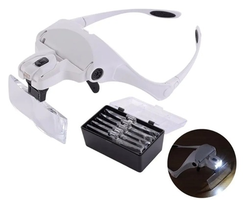 Kit Lupa con Iluminacion para Trabajos Precision 70ii