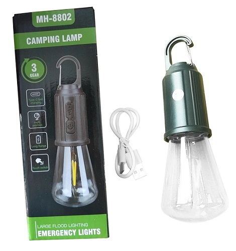 Lampara Led Gancho Recargable Multifuncion MH-8802