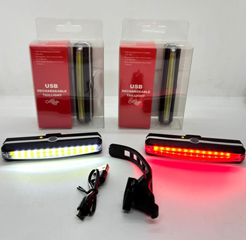 Luz Led Recargable Bici Roja â€“ Blanca FA-123oo