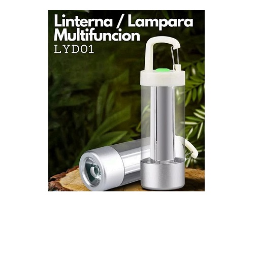 Luz Recargable Multifuncion LYD01 + linterna