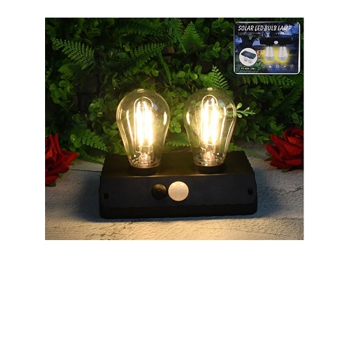 Luz solar led filamento 2 lamparas YT-819, alta luminosidad