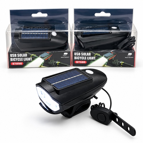 Luz Reflector para Bicicletas Carga Solar BICI-SOLARoo