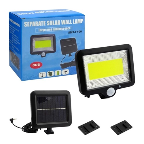 Reflector Solar + Panel Solar con Cable SMT-F100