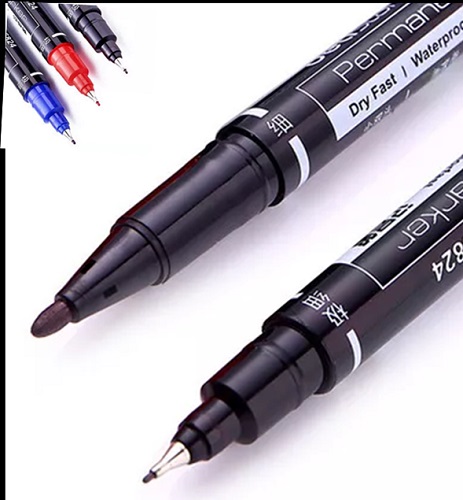 Set 3 Marcadores Doble Punta 878gg